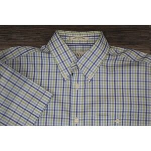 Orvis‎ Sporting Traditions Plaid Short Sleeve Button Up Shirt